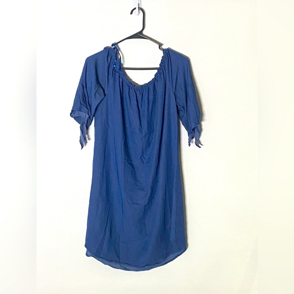 blue mini dress